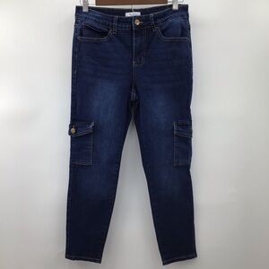 BLEU Woman Cargo Skinny Jeans